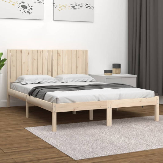 vidaXL Bed Frame without Mattress 160x200 cm Solid Wood Pine