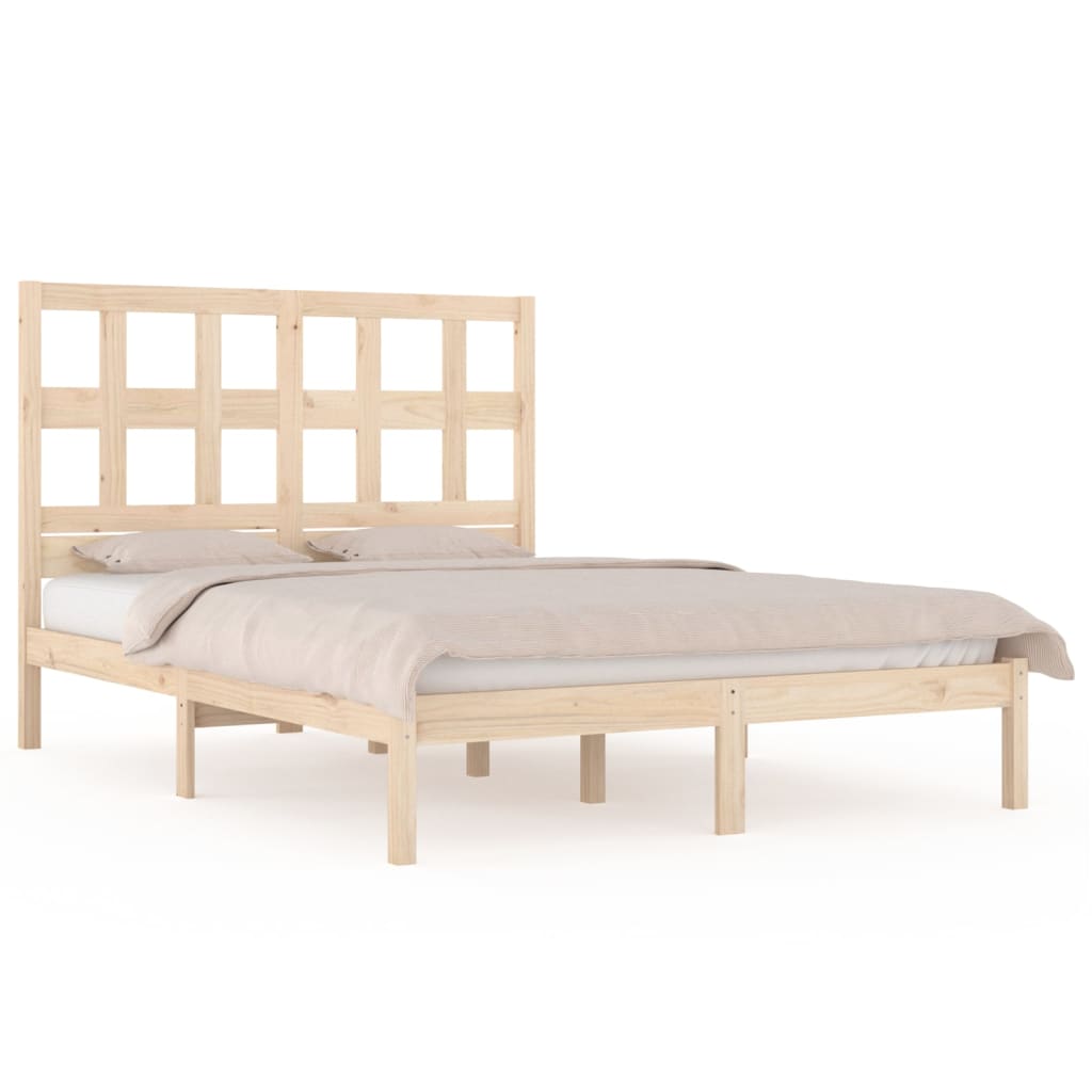 vidaXL Bed Frame without Mattress 120x200 cm Solid Wood Pine