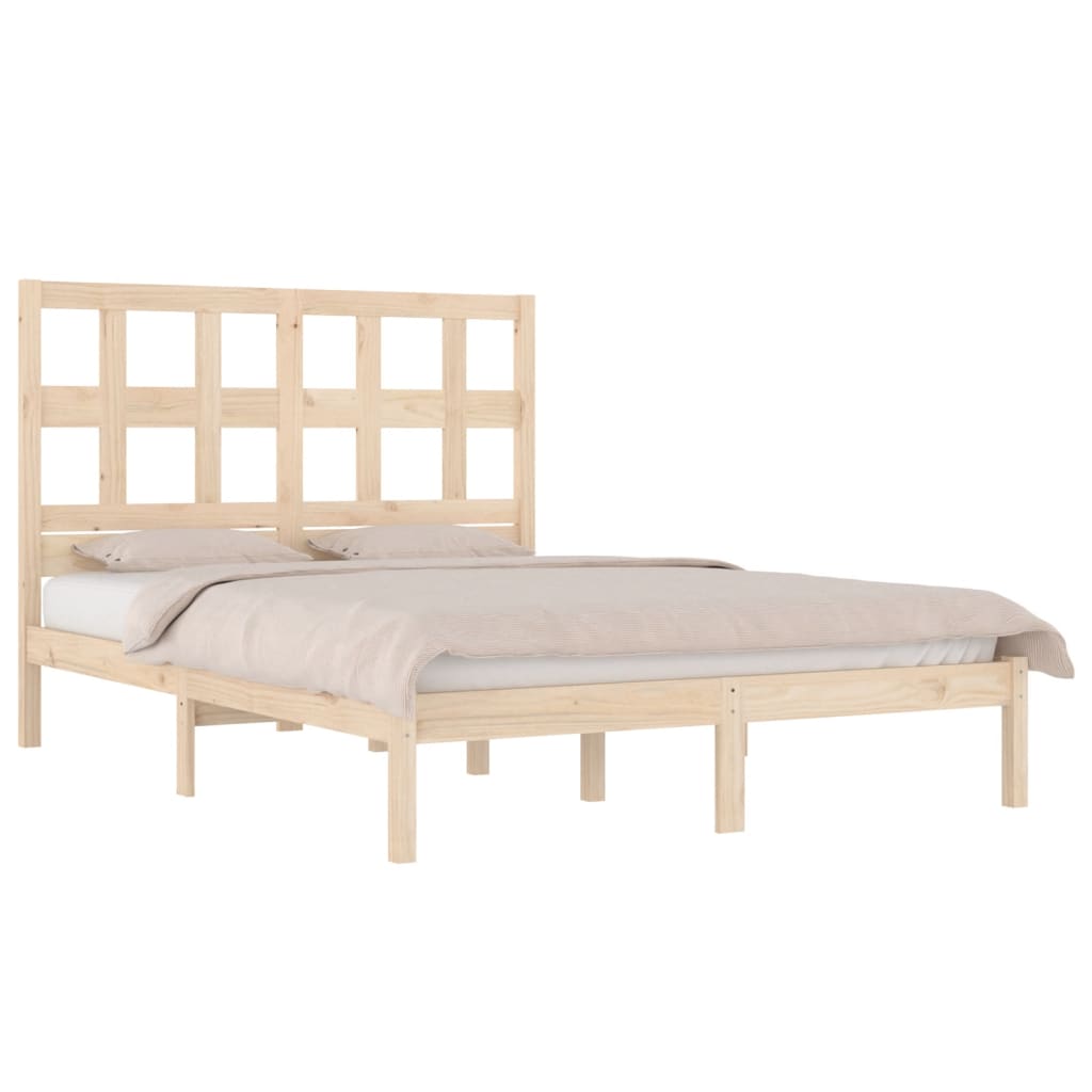 vidaXL Bed Frame without Mattress 120x200 cm Solid Wood Pine