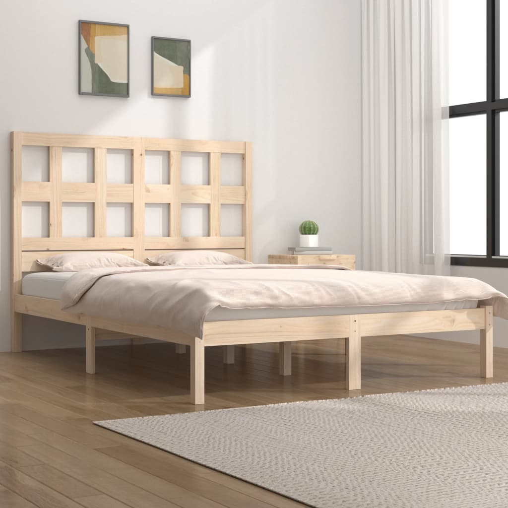 vidaXL Bed Frame without Mattress 120x200 cm Solid Wood Pine