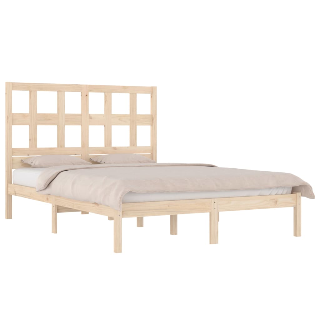 vidaXL Bed Frame without Mattress 160x200 cm Solid Wood Pine