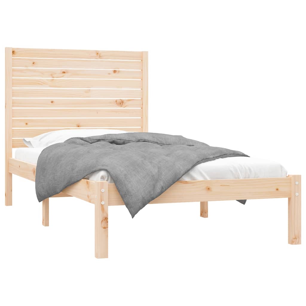 vidaXL Bed Frame without Mattress 90x200 cm Solid Wood