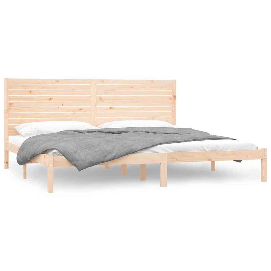 vidaXL Bed Frame without Mattress 180x200 cm Super King Solid Wood