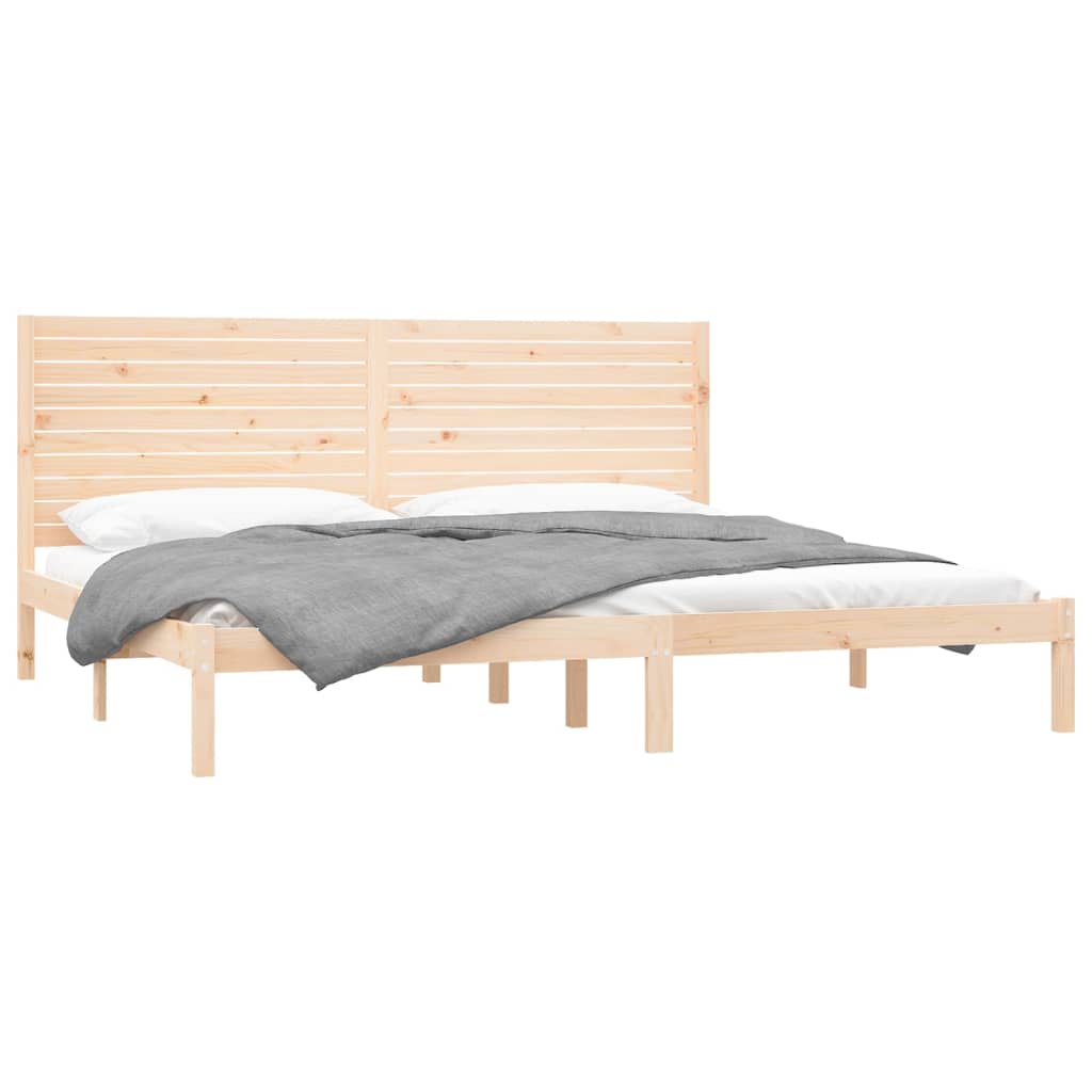 vidaXL Bed Frame without Mattress 180x200 cm Super King Solid Wood