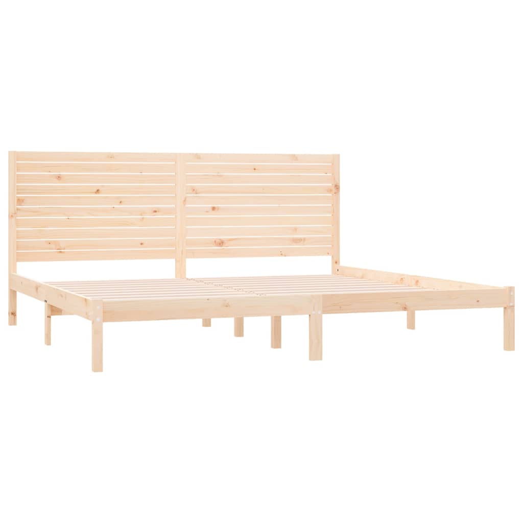 vidaXL Bed Frame without Mattress 180x200 cm Super King Solid Wood