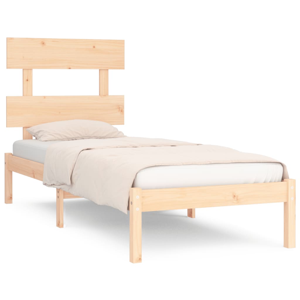 vidaXL Bed Frame without Mattress 100x200 cm Solid Wood