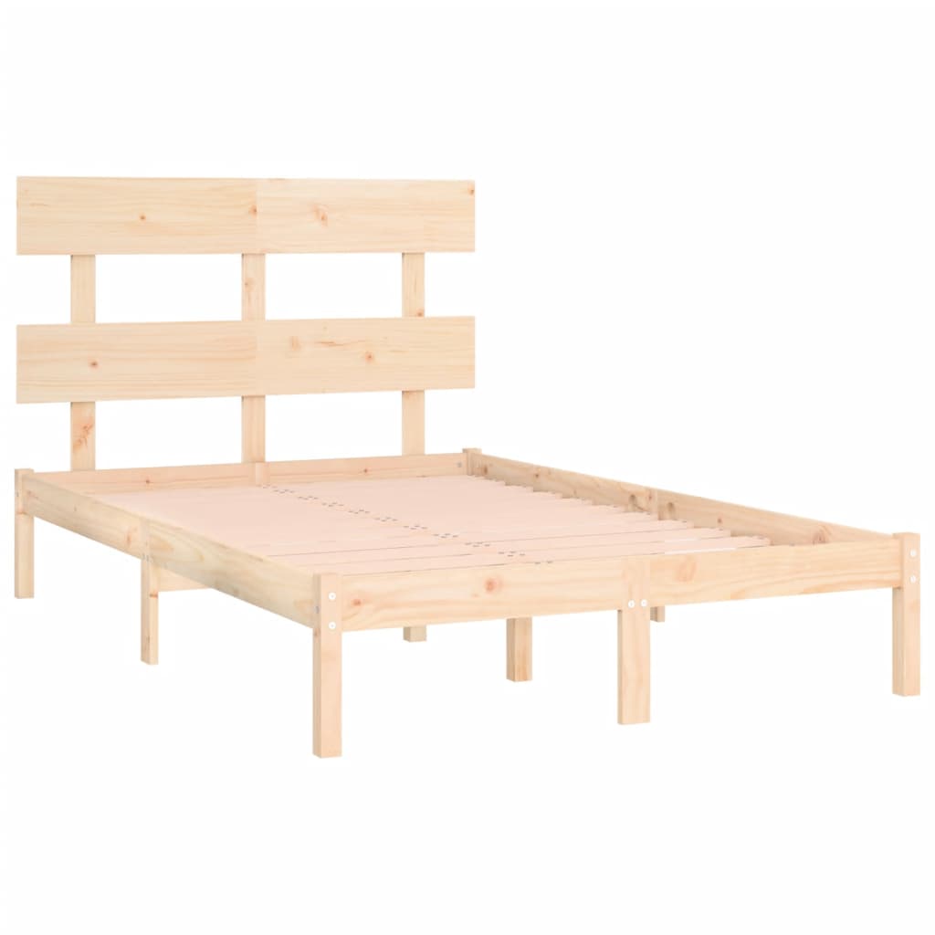 vidaXL Bed Frame without Mattress 120x200 cm Solid Wood