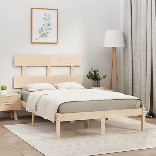 vidaXL Bed Frame without Mattress 120x200 cm Solid Wood