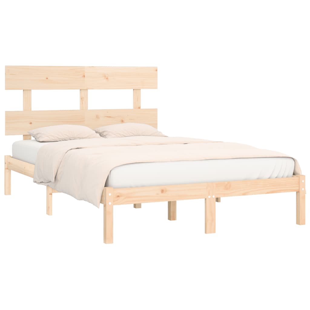 vidaXL Bed Frame without Mattress 180x200 cm Super King Solid Wood