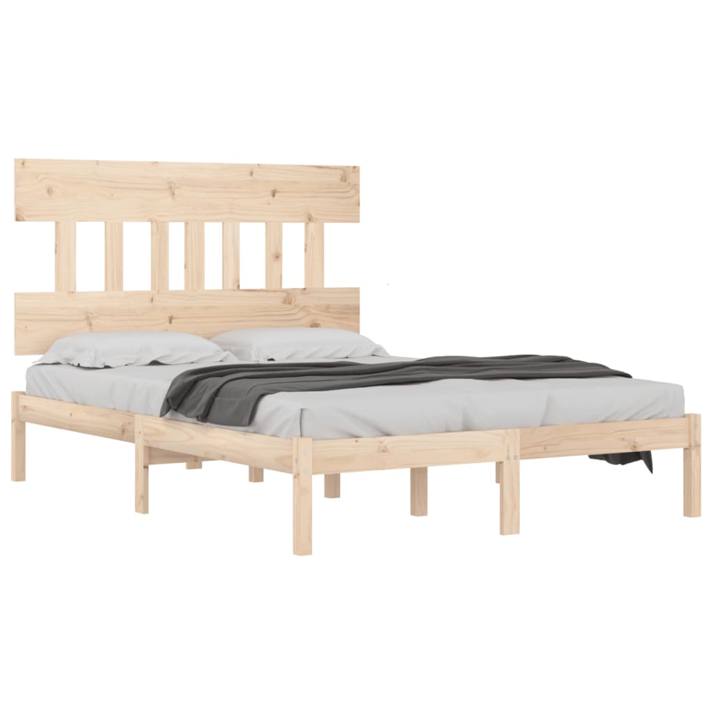 vidaXL Bed Frame without Mattress 180x200 cm Super King Solid Wood