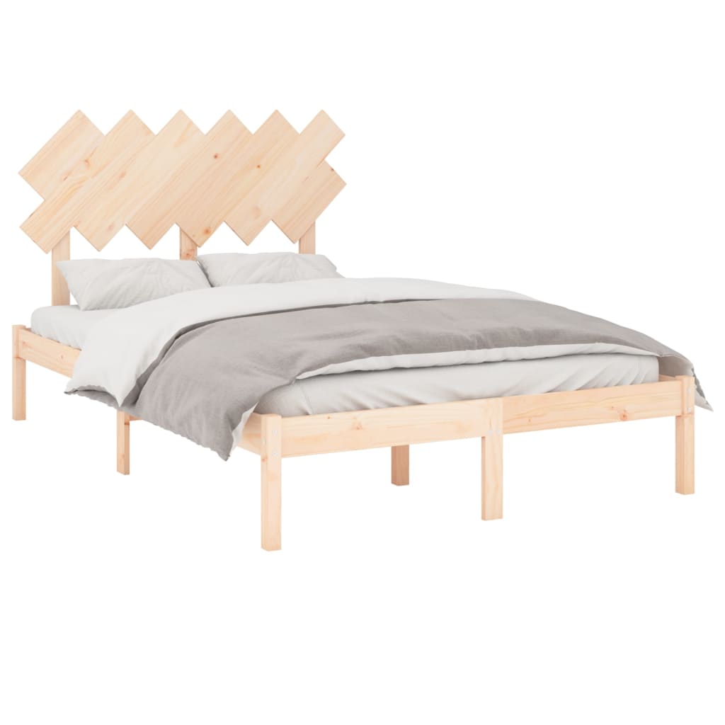 vidaXL Bed Frame without Mattress 120x200 cm Solid Wood