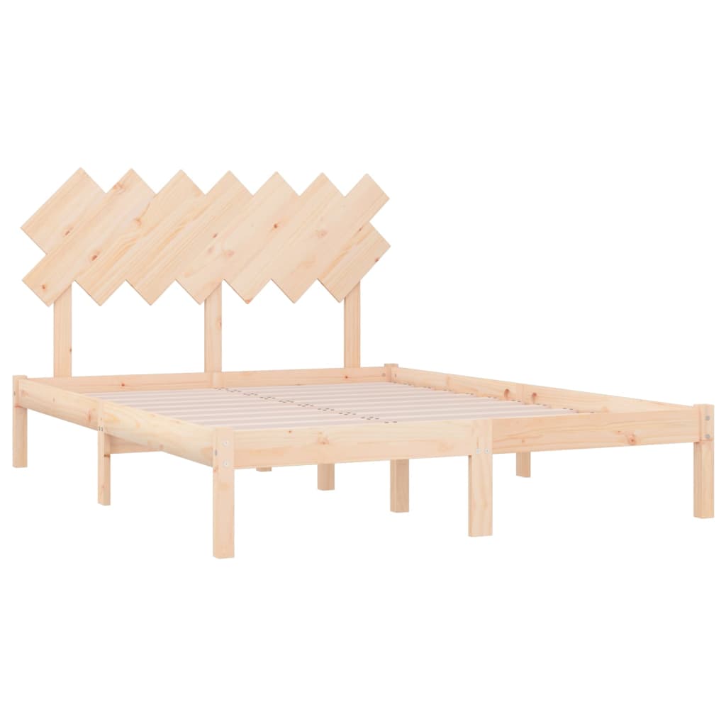 vidaXL Bed Frame without Mattress 120x200 cm Solid Wood