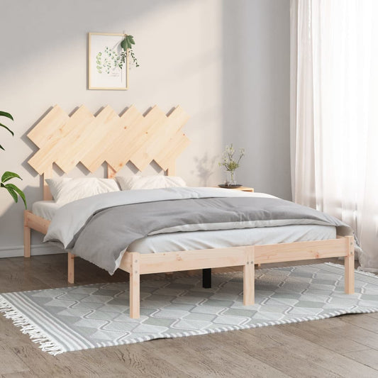 vidaXL Bed Frame without Mattress 120x200 cm Solid Wood