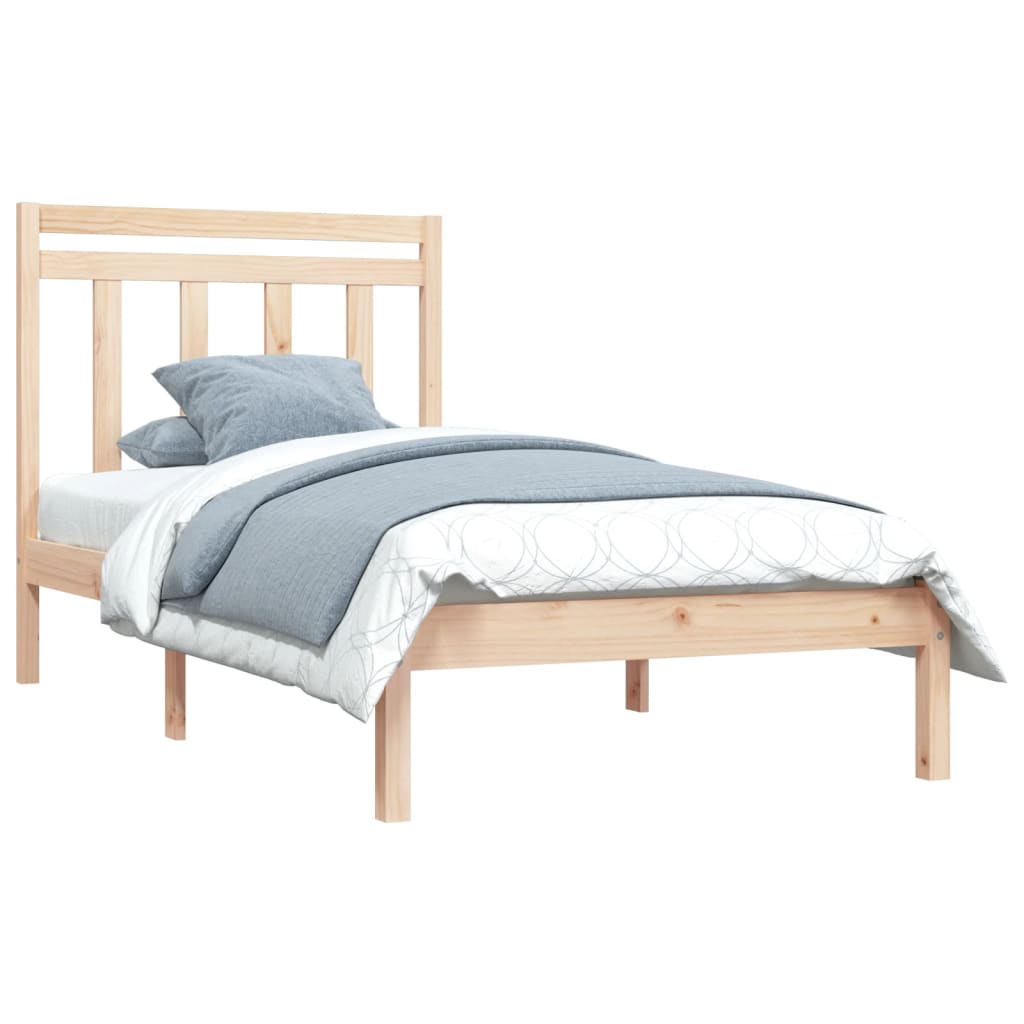 vidaXL Bed Frame without Mattress 100x200 cm Solid Wood