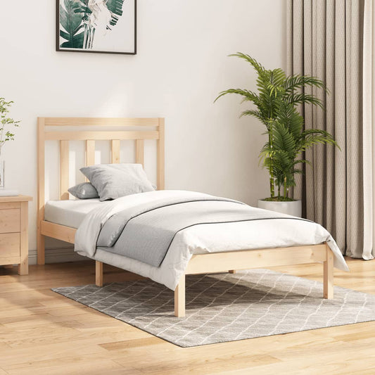 vidaXL Bed Frame without Mattress 100x200 cm Solid Wood