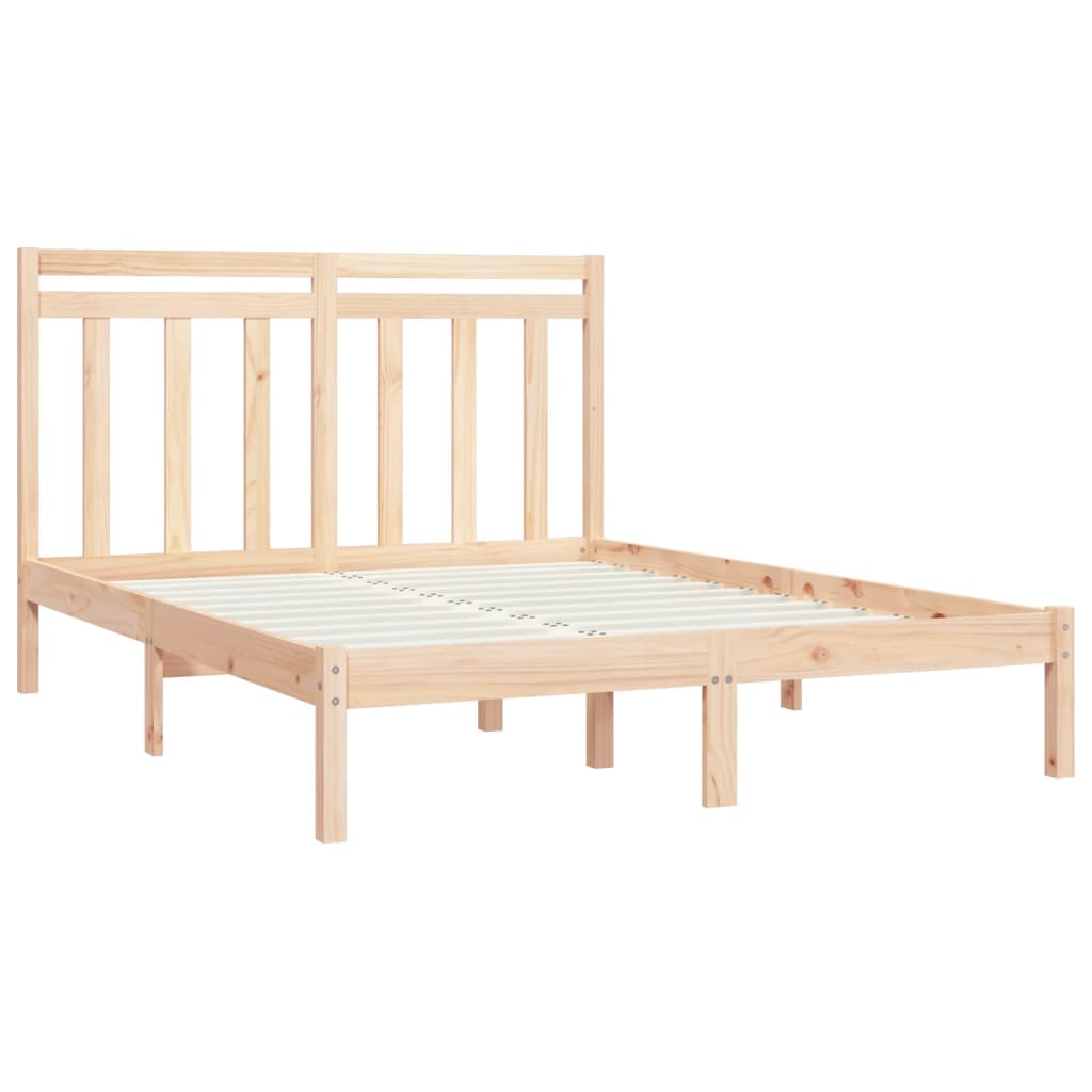 vidaXL Bed Frame without Mattress 140x200 cm Solid Wood