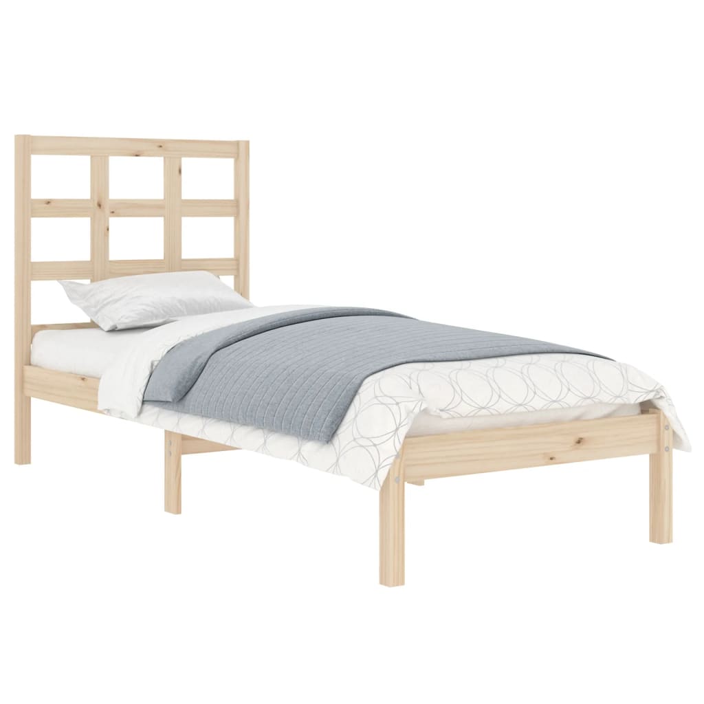 vidaXL Bed Frame without Mattress 90x200 cm Solid Wood