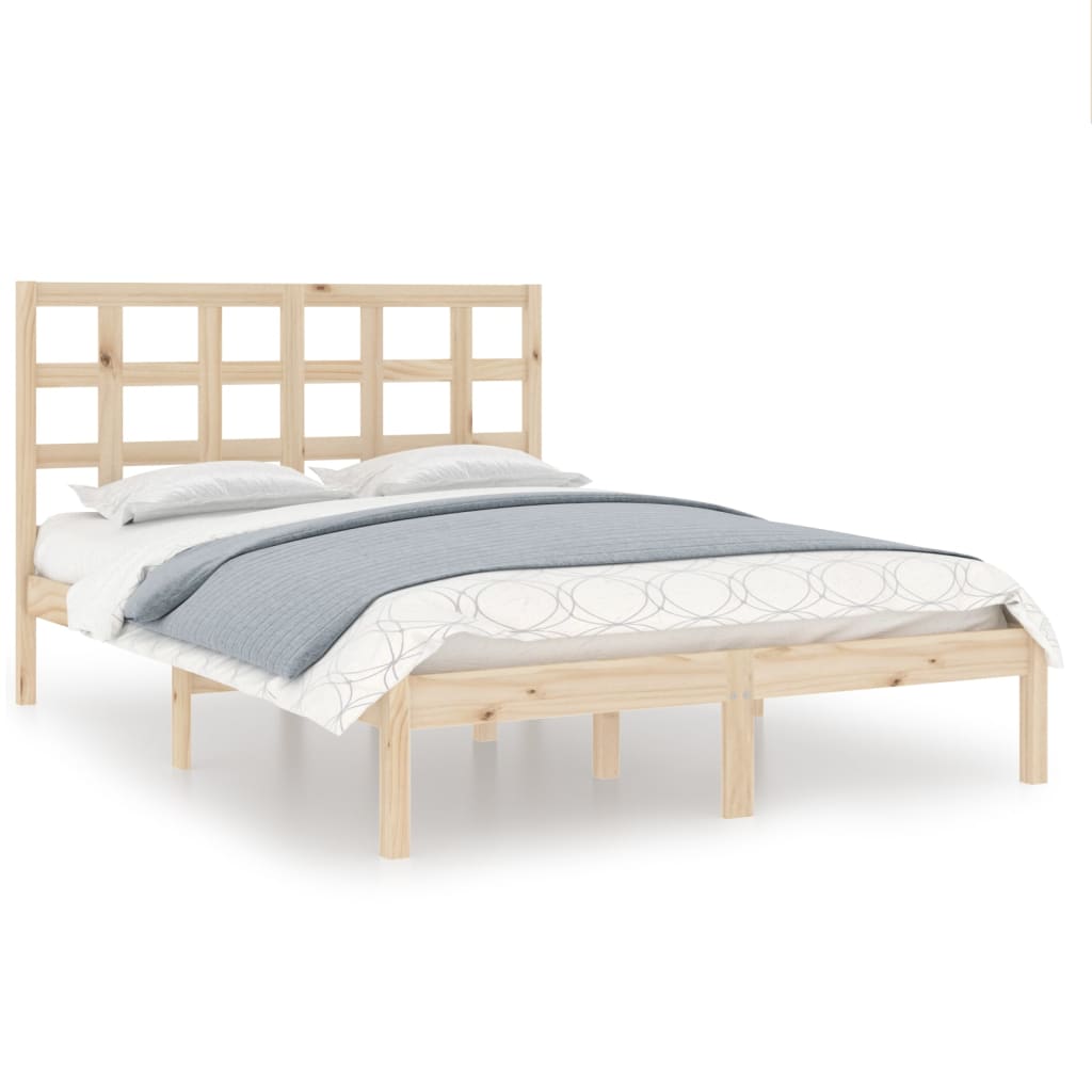 vidaXL Bed Frame without Mattress 180x200 cm Super King Solid Wood