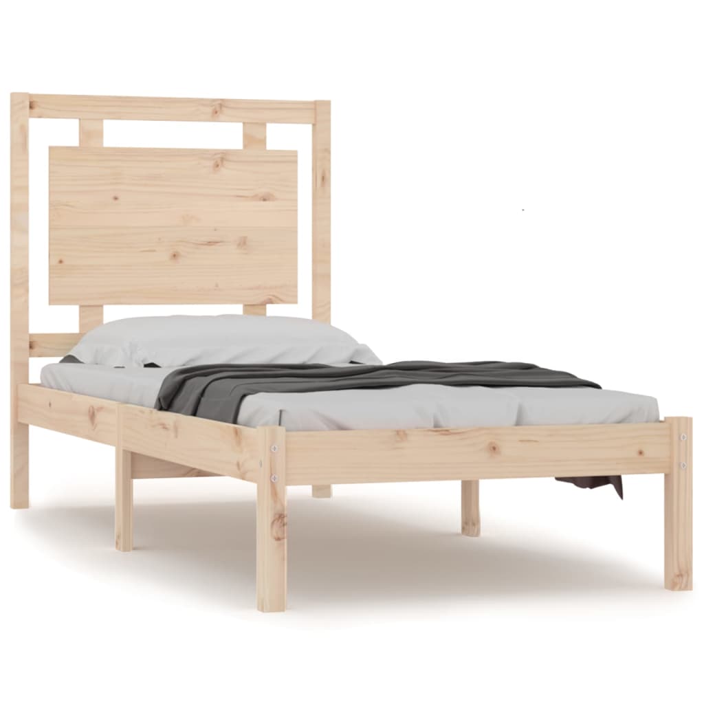 vidaXL Bed Frame without Mattress 100x200 cm Solid Wood