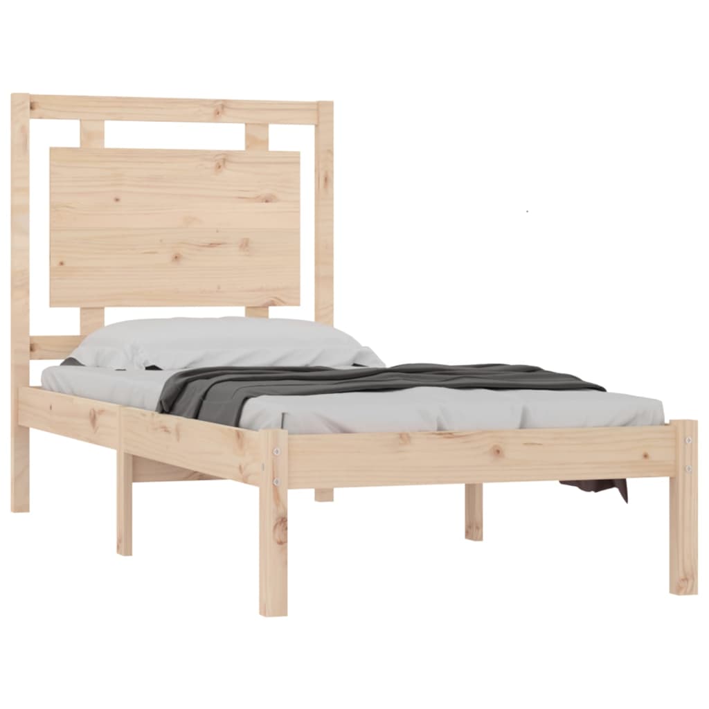 vidaXL Bed Frame without Mattress 100x200 cm Solid Wood