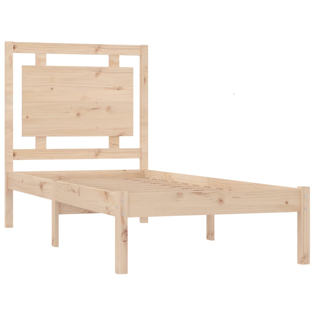 vidaXL Bed Frame without Mattress 100x200 cm Solid Wood