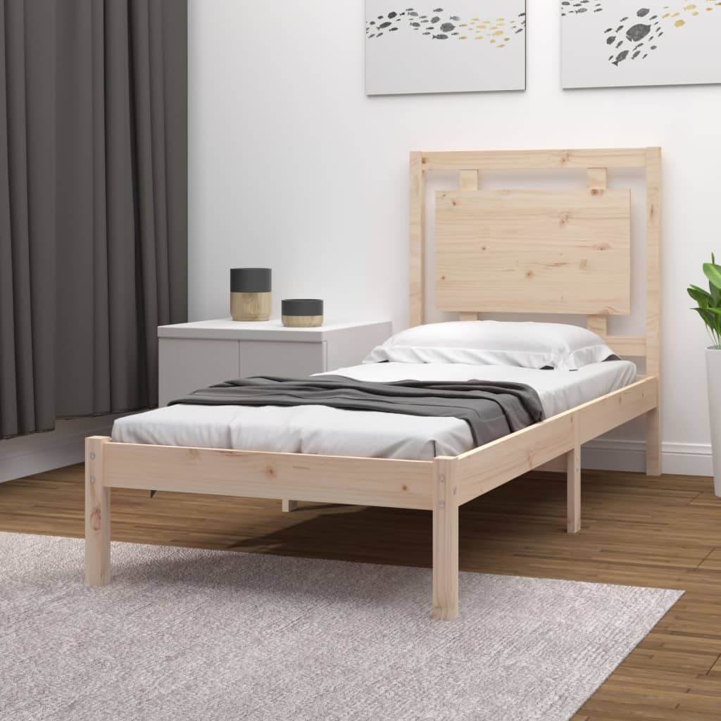 vidaXL Bed Frame without Mattress 100x200 cm Solid Wood