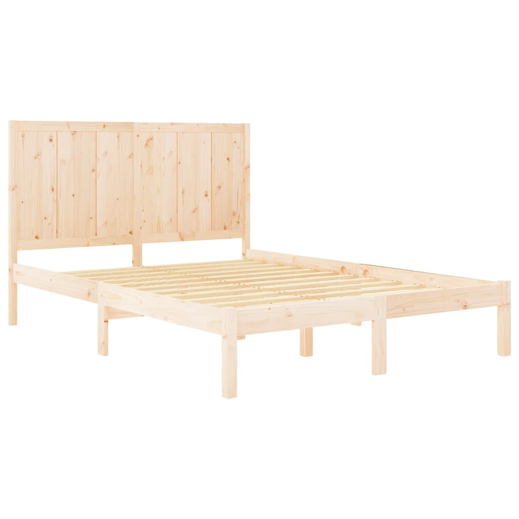 vidaXL Bed Frame without Mattress 160x200 cm Solid Wood Pine