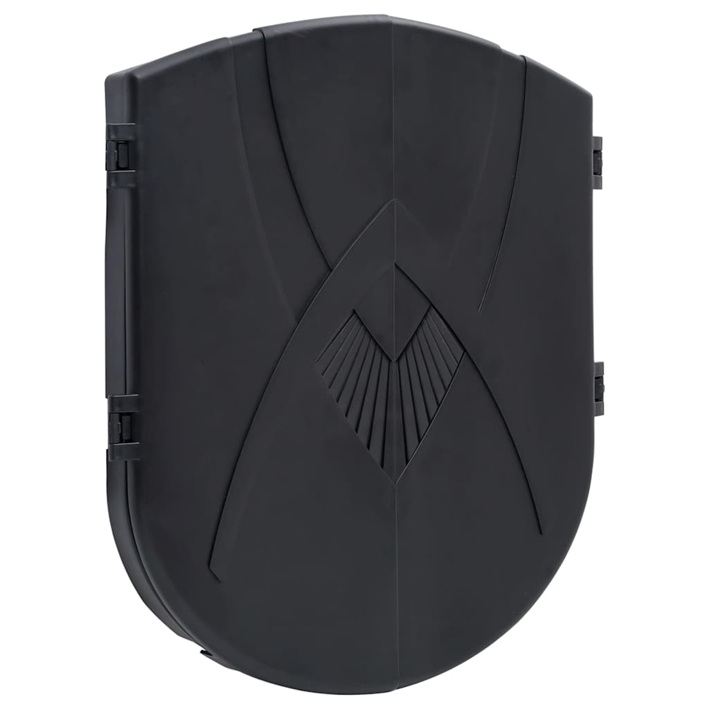93580 vidaXL Electric Dartboard with Darts Black Polypropylene