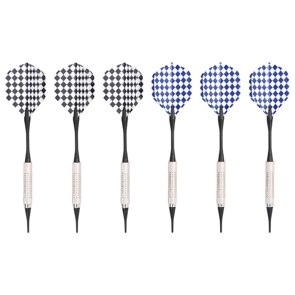 93580 vidaXL Electric Dartboard with Darts Black Polypropylene