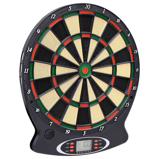 93581 vidaXL Electric Dartboard with Darts Black Polypropylene