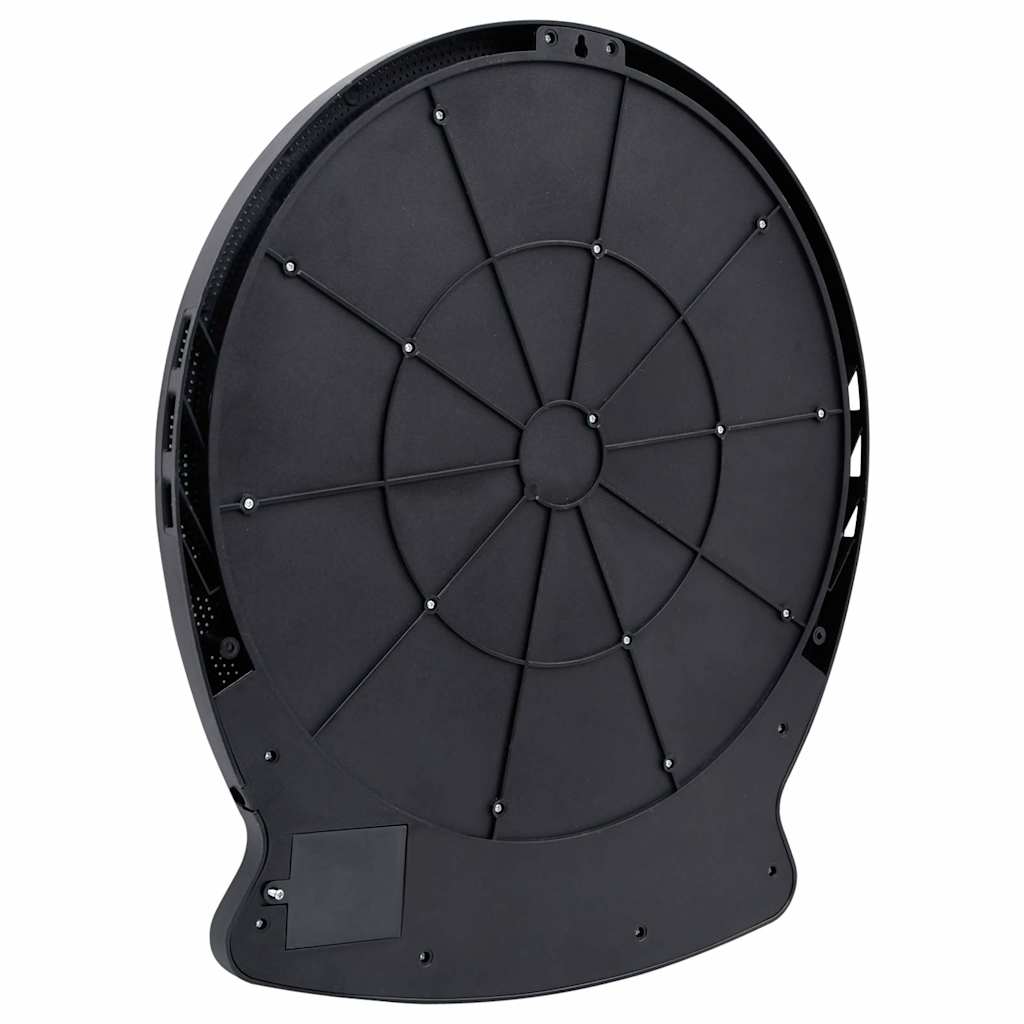 93581 vidaXL Electric Dartboard with Darts Black Polypropylene
