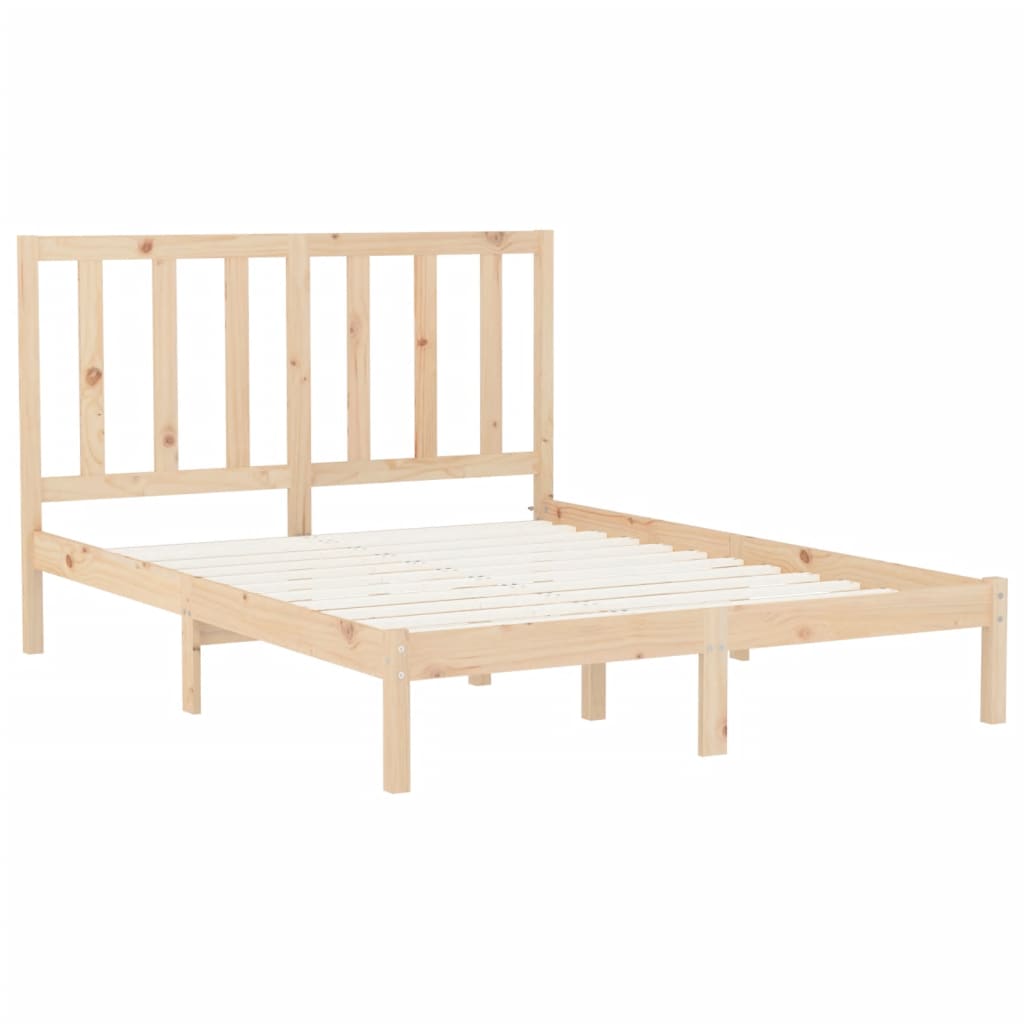 vidaXL Bed Frame without Mattress 140x200 cm Solid Wood