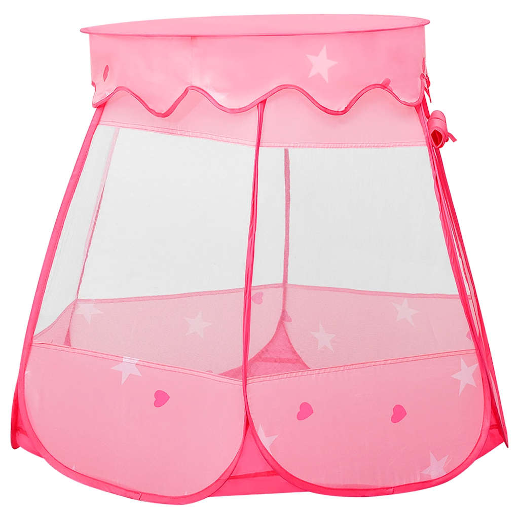 Children Play Tent with 250 Balls Pink 102x102x82 cm