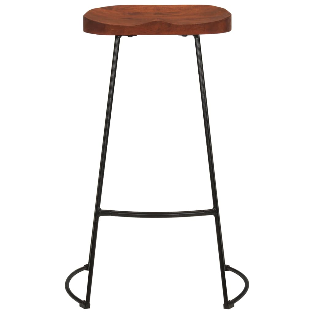 vidaXL Gavin Bar Stools 2 pcs 50x40x78 cm Solid Wood Mango