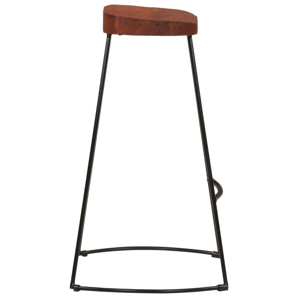 vidaXL Gavin Bar Stools 2 pcs 50x40x78 cm Solid Wood Mango