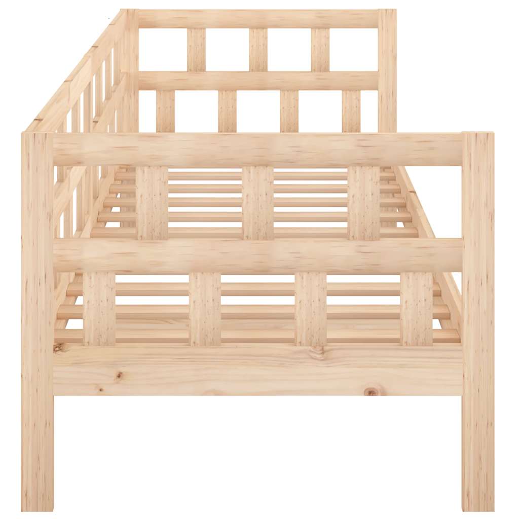 Day Bed without Mattress Solid Wood Pine 90x190 cm Single
