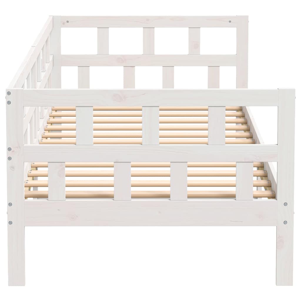 Day Bed | White | Solid pine wood | Single