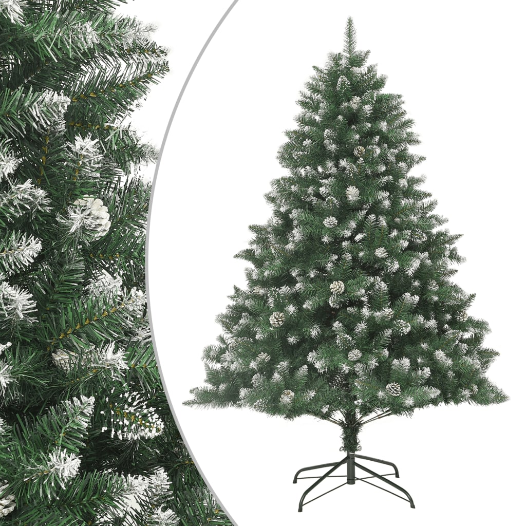 vidaXL Artificial Christmas Tree with Stand 210 cm PVC