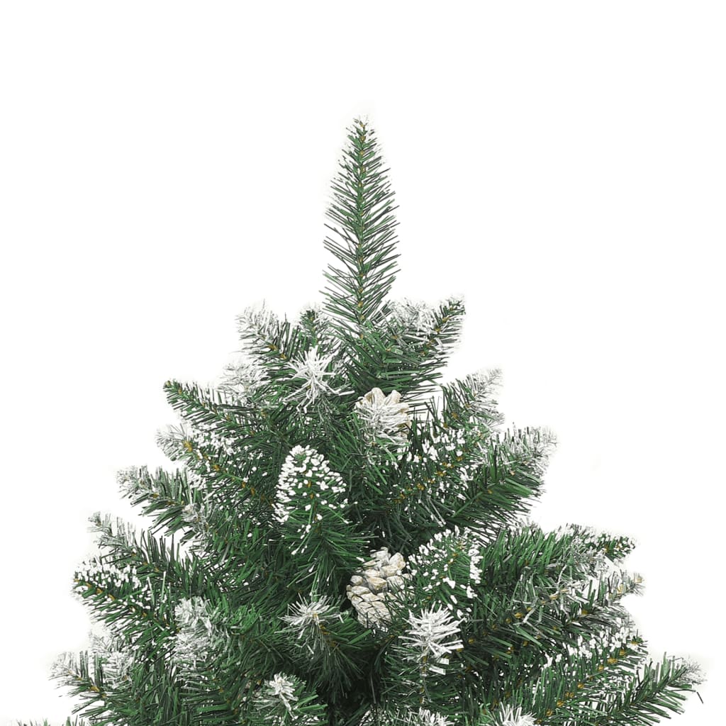 vidaXL Artificial Christmas Tree with Stand 210 cm PVC