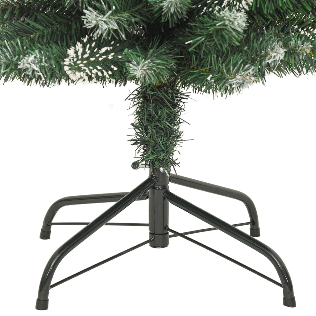 vidaXL Artificial Slim Christmas Tree with Stand 120 cm PVC