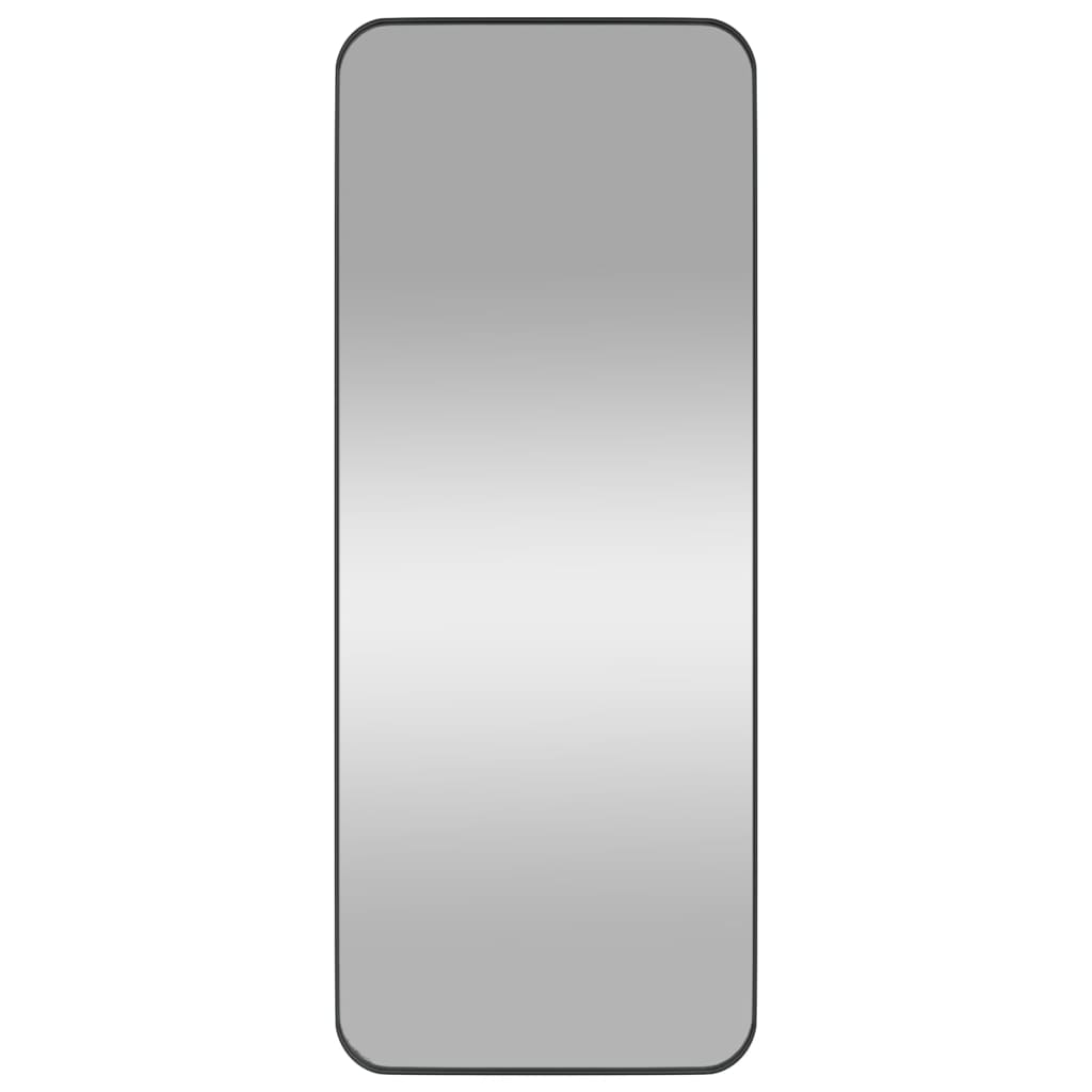 Wall-mounted Mirror Black 40x100 cm Rectangle