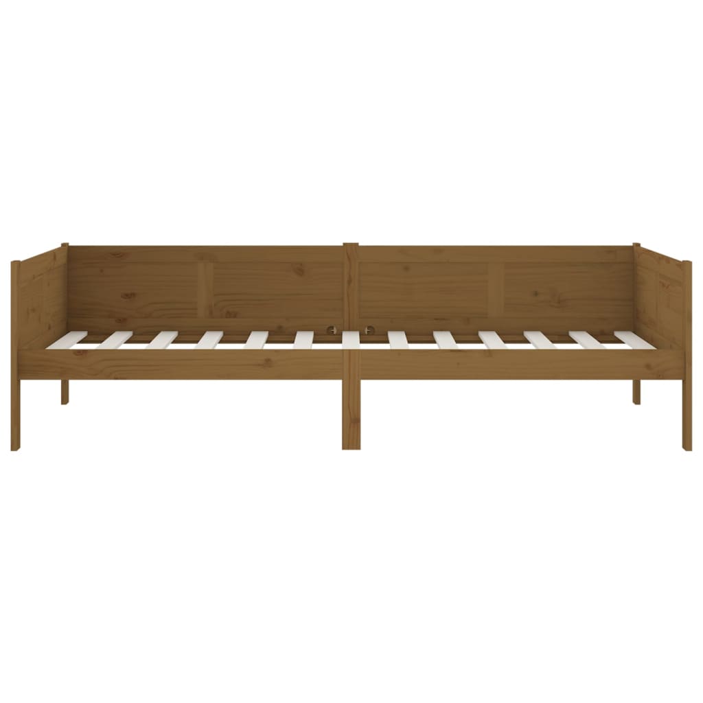 Day Bed | Honey brown | Solid pine wood | Single