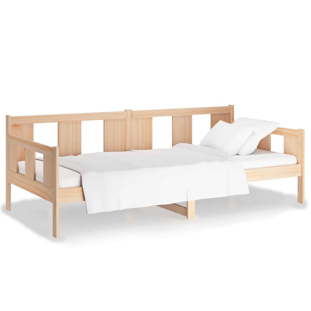 vidaXL Day Bed without Mattress Solid Wood Pine 90x200 cm