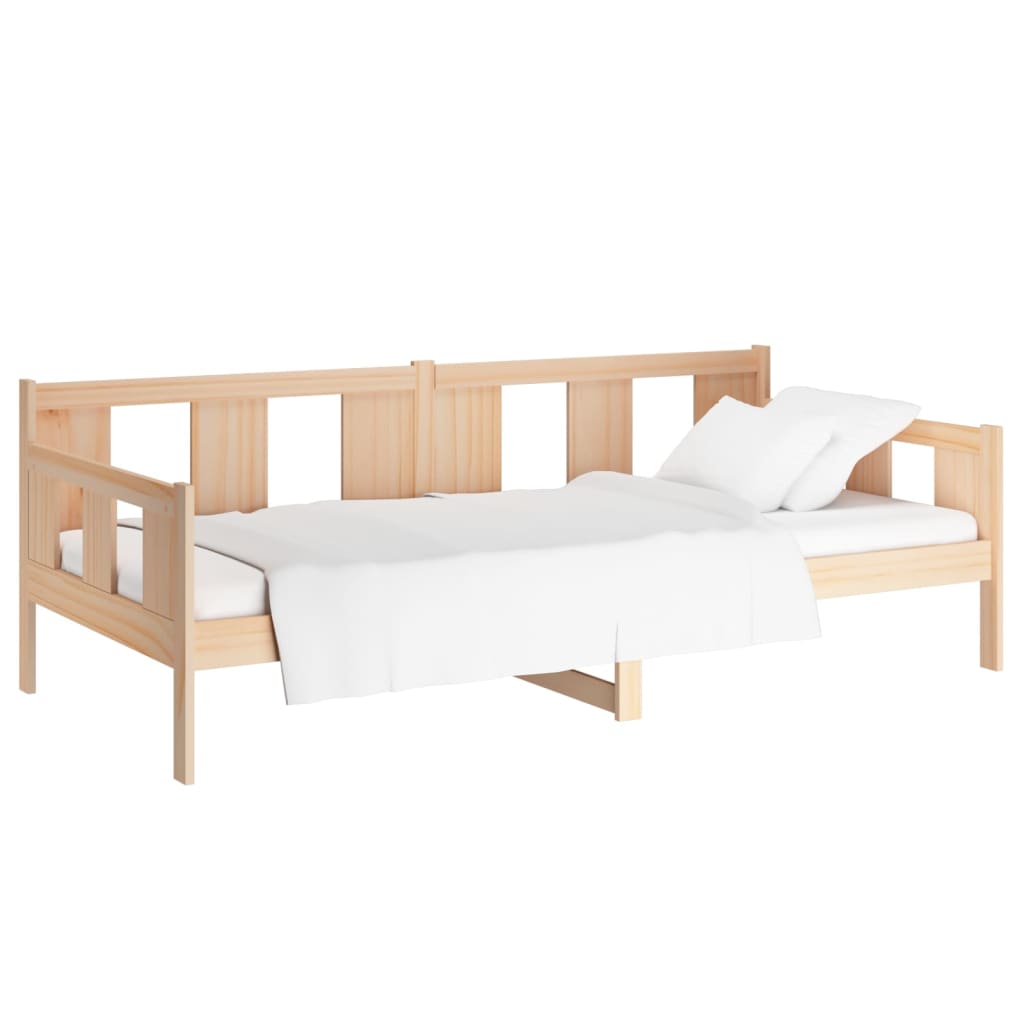 vidaXL Day Bed without Mattress Solid Wood Pine 90x200 cm