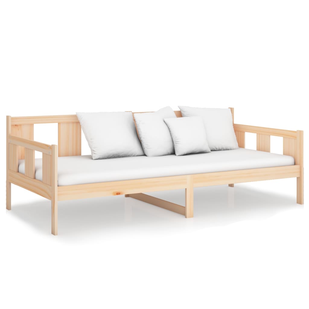 vidaXL Day Bed without Mattress Solid Wood Pine 90x200 cm