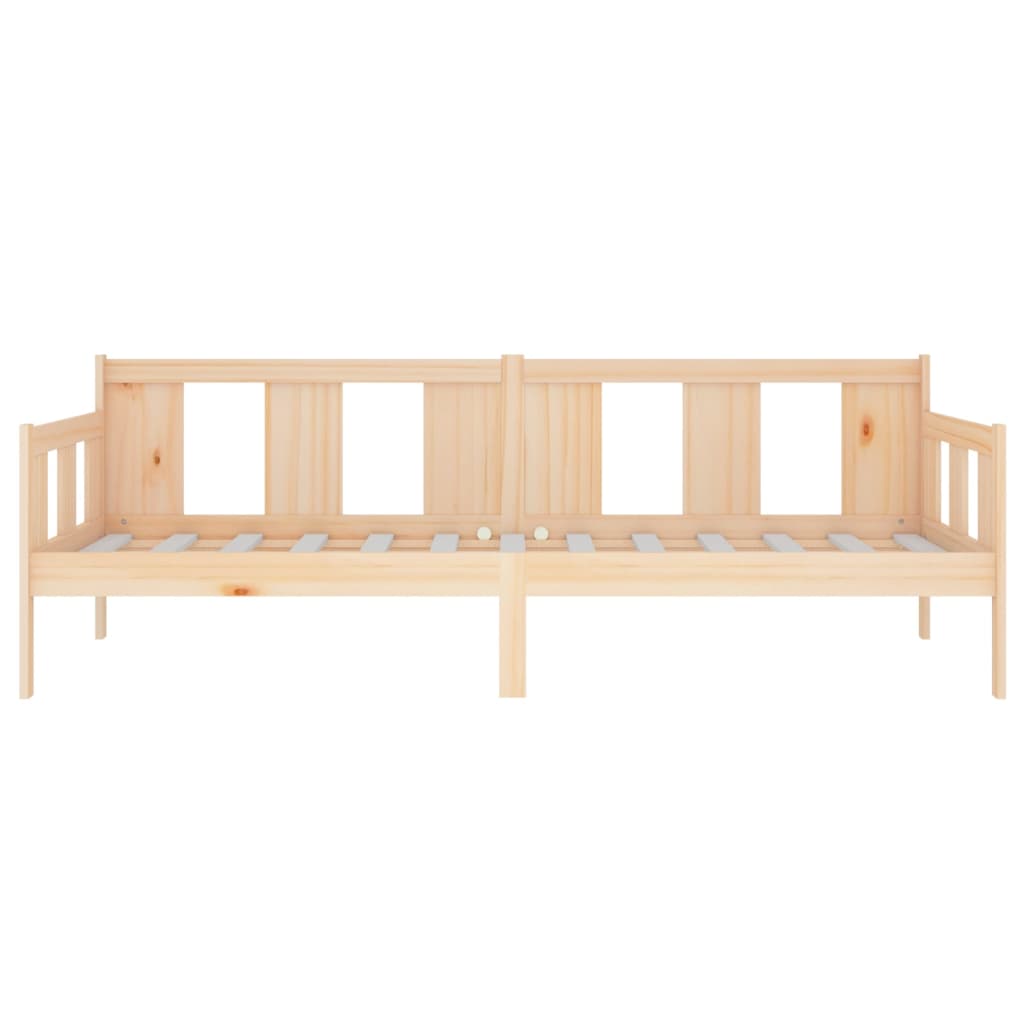 vidaXL Day Bed without Mattress Solid Wood Pine 90x200 cm