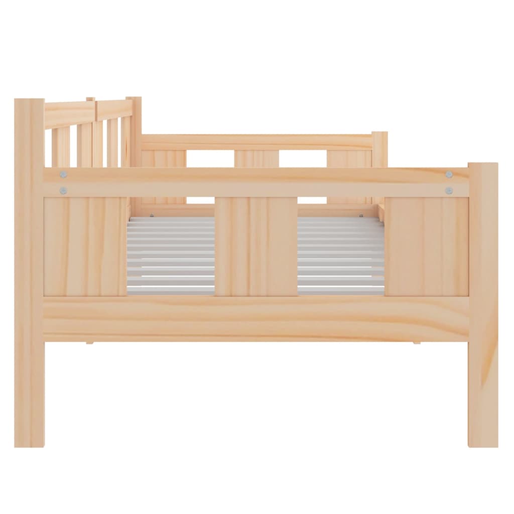 vidaXL Day Bed without Mattress Solid Wood Pine 90x200 cm