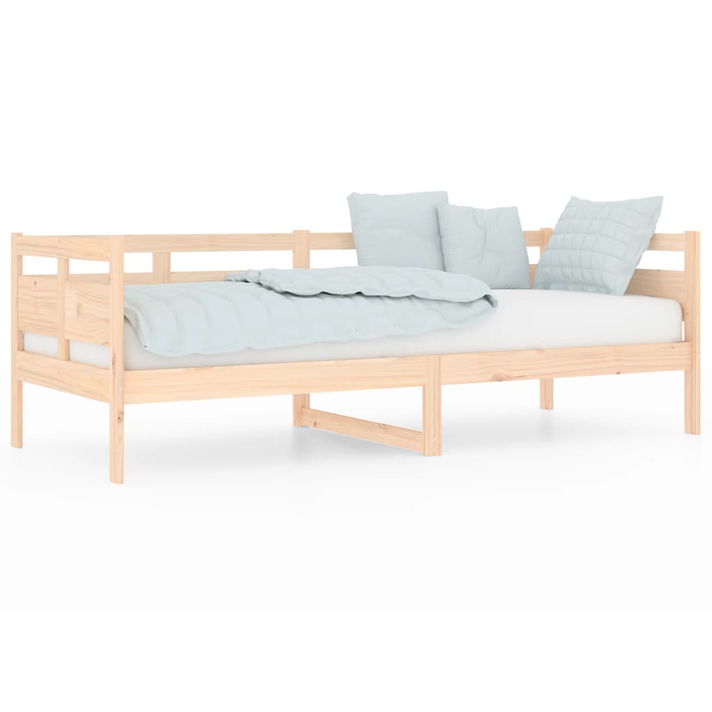 Day Bed | Natural Wood | Solid Pine Wood, Plywood | Single