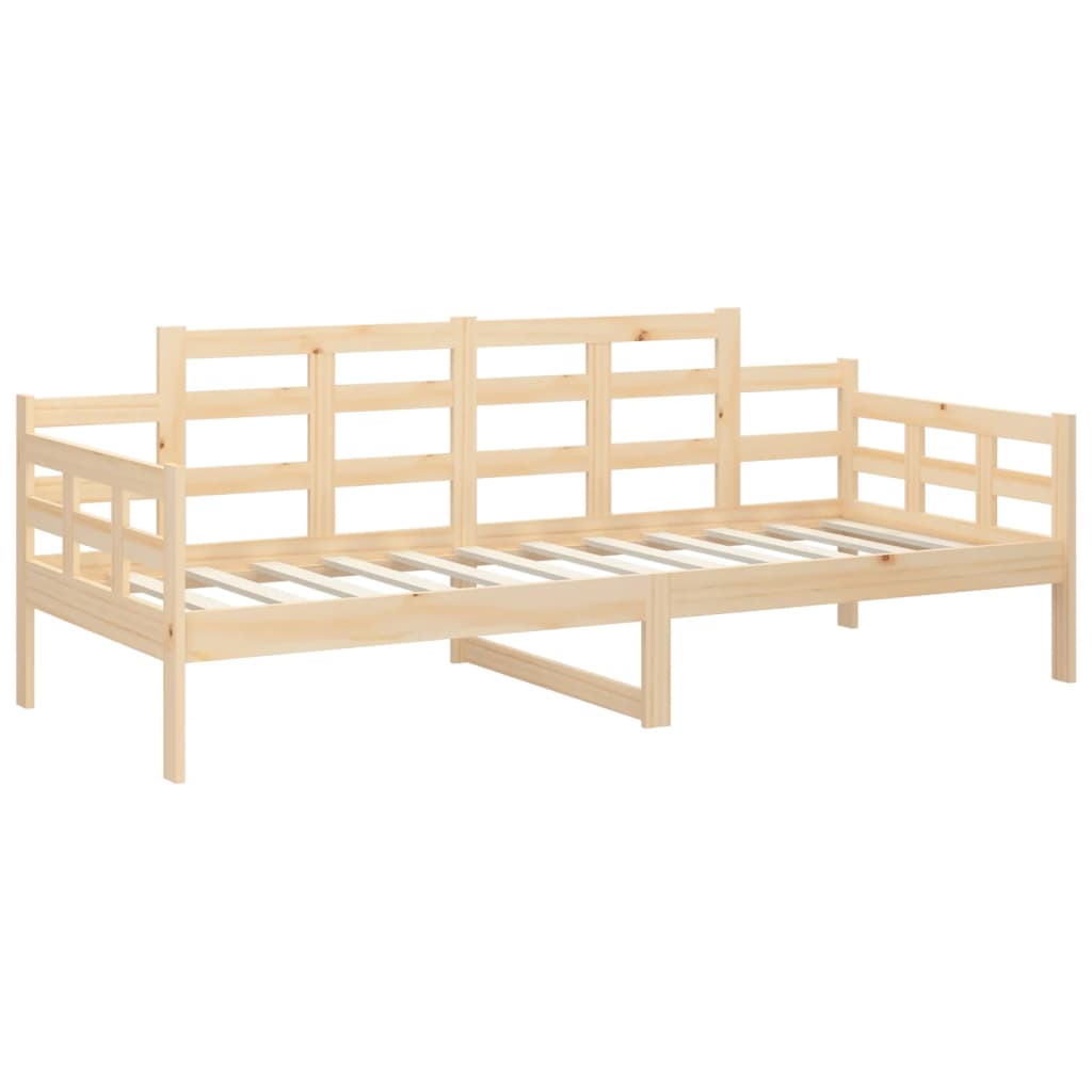 vidaXL Day Bed without Mattress Solid Wood Pine 90x200 cm