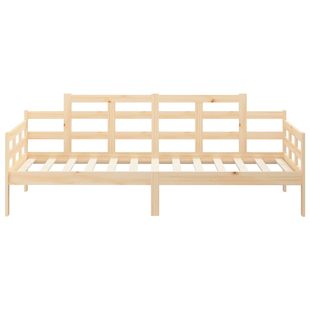 vidaXL Day Bed without Mattress Solid Wood Pine 90x200 cm